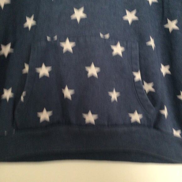 Alternative Navy Star Print Hoodie - Picture 2 of 6